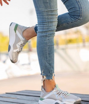 Deyssi Bağcıklı Kadın Spor Ayakkabı